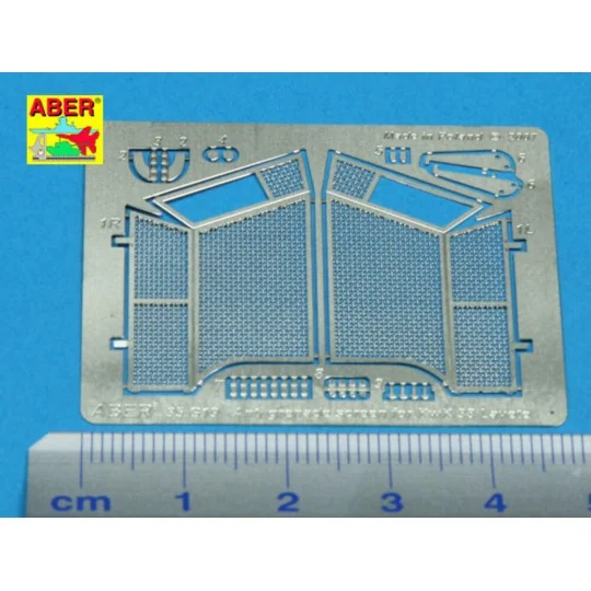 Antigranate screen for KwK 38 Lavete, 1/35 - Aber Models 35G19