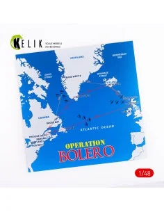 Operation Bolero WWII era - Acrylic 3 mm (240 x 240 mm) (190g) (1/7...