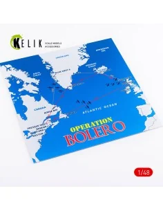 Operation Bolero WWII era - Acrylic 3 mm (240 x 240 mm) (190g) (1/7... 2