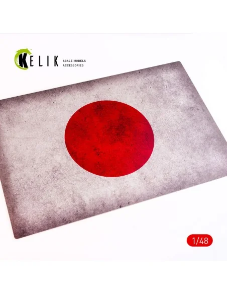 Japan Flag - Base - Acrylic 3 mm (410 x 270 mm) (410 g) (1/72 - 1/3...
