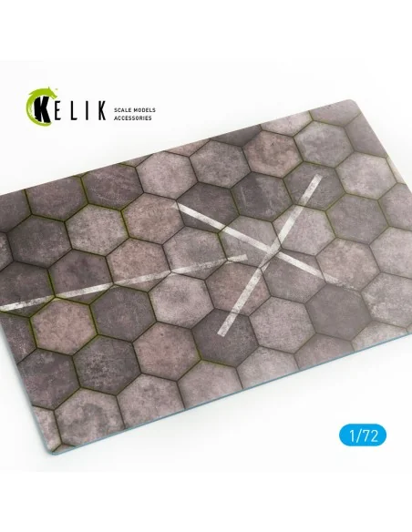 Hexagonnal concrete plates for Aircraft and Helicopters Base - Acry...