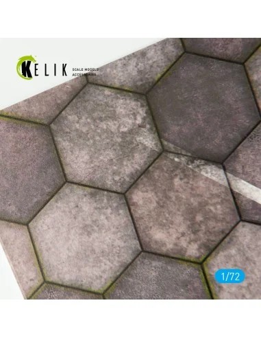 Hexagonnal concrete plates for Aircraft and Helicopters Base - Acry...