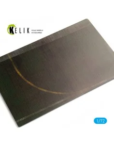 K-1-D Base - Acrylic 3 mm (280 x 180 mm) (170 g), 1/72 - Kelik KS72008