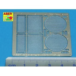 Grilles for Jagdpanther Ausf.G1 early, 1/35 - Aber Models 35G21