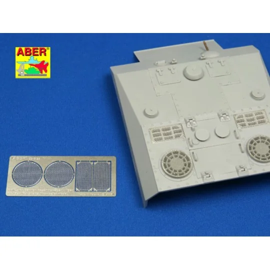 Grilles for German Geschützwagen Tiger für17 cm Kanone, 1/35 - Aber...