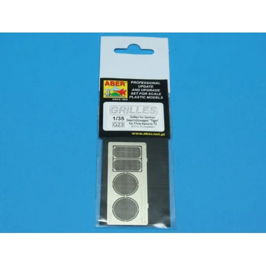 Grilles for German Geschützwagen Tiger für17 cm Kanone - Aber Model...