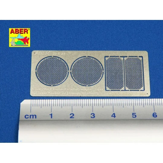 Grilles for German Geschützwagen Tiger für17 cm Kanone - Aber Model...