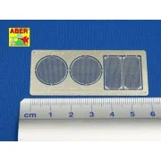 Grilles for German Geschützwagen Tiger für17 cm Kanone - Aber Model...