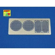 Grilles for German Geschützwagen Tiger für17 cm Kanone - Aber Model...