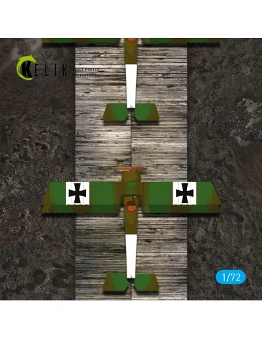 WW1 Wooden Runway (France) - Base - Acrylic 3 mm (180 x 214 mm) (13...