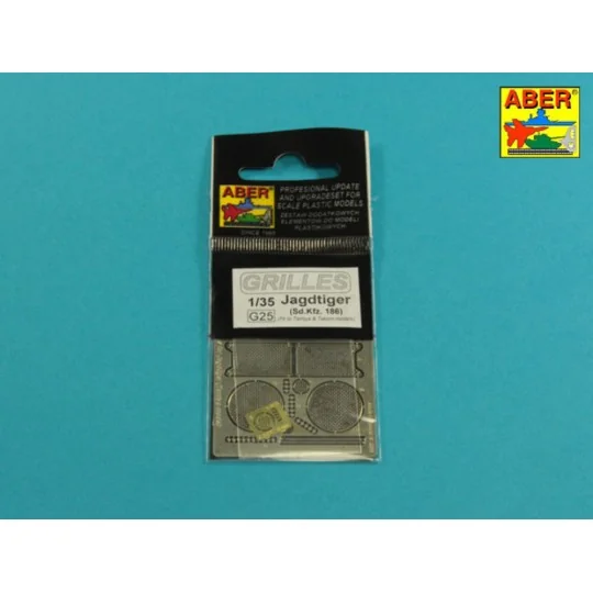 Grilles for Sd.Kfz.186 Jagdtiger - Aber Models 35G25