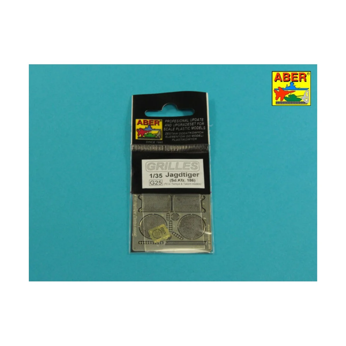 Grilles for Sd.Kfz.186 Jagdtiger - Aber Models 35G25