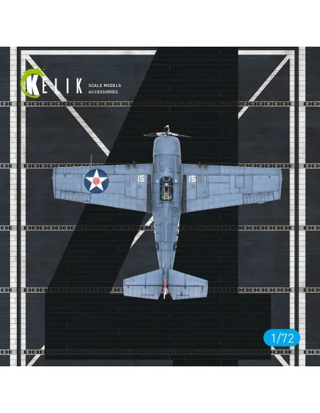 USS Ranger 1943 - Base - Acrylic 3 mm (280 x 180 mm) (170 g), 1/72 ...