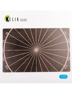 Compass calibration circle - Base - Acrylic 3 mm (280 x 180 mm) (17...