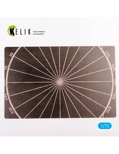 Compass calibration circle - Base - Acrylic 3 mm (280 x 180 mm) (17...