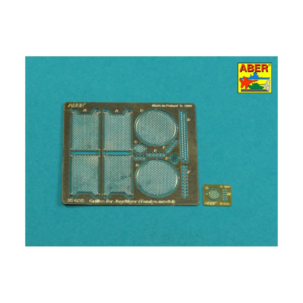 Grilles for Sd.Kfz.186 Jagdtiger - Aber Models 35G25