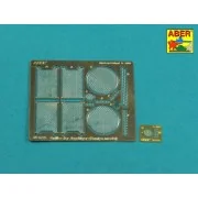 Grilles for Sd.Kfz.186 Jagdtiger - Aber Models 35G25