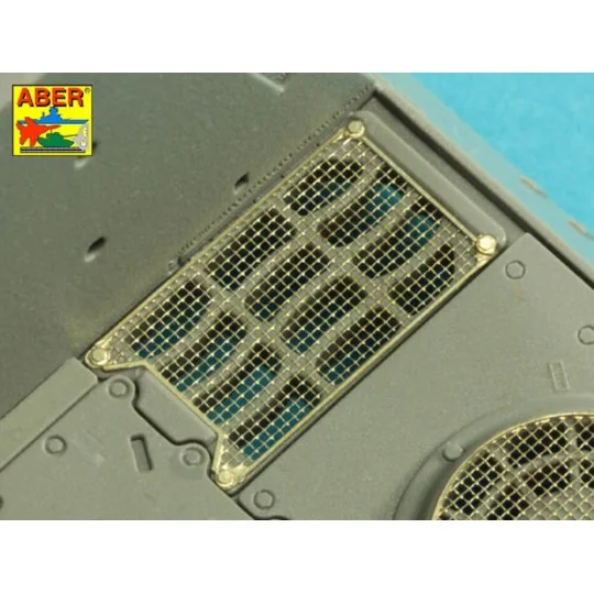 Grilles for Sd.Kfz.186 Jagdtiger - Aber Models 35G25
