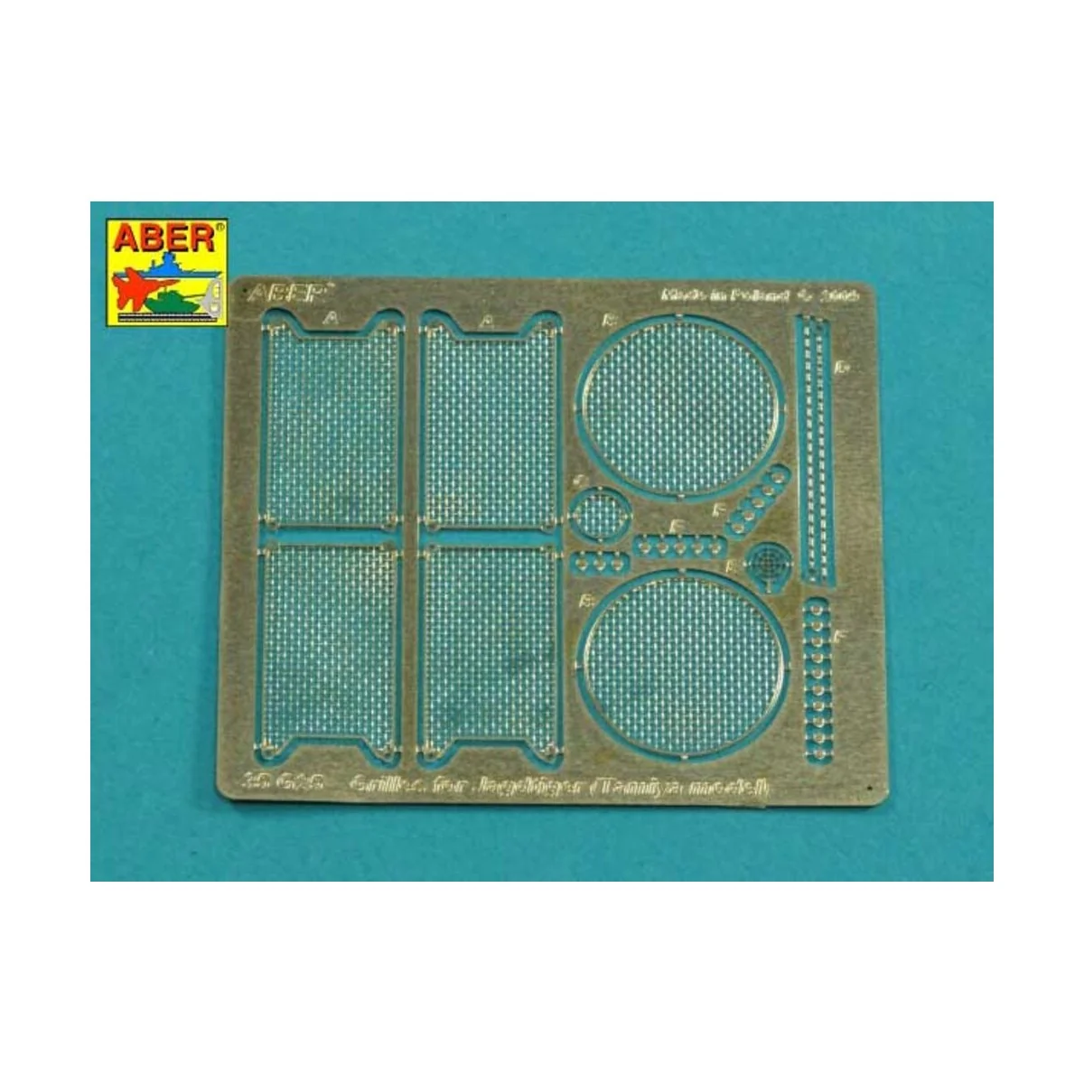Grilles for Sd.Kfz.186 Jagdtiger - Aber Models 35G25