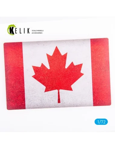 Canada Flag - Base - Acrylic 3 mm (280 x 180 mm) (170 g), 1/72 - Ke...