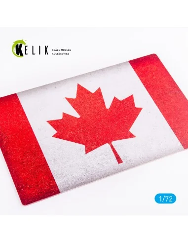 Canada Flag - Base - Acrylic 3 mm (280 x 180 mm) (170 g), 1/72 - Ke...