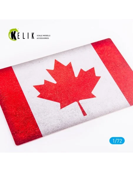 Canada Flag - Base - Acrylic 3 mm (280 x 180 mm) (170 g), 1/72 - Ke...