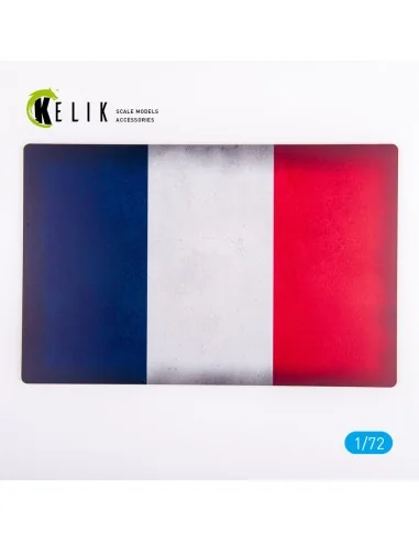 France Flag - Base - Acrylic 3 mm (280 x 180 mm) (170 g), 1/72 - Ke...