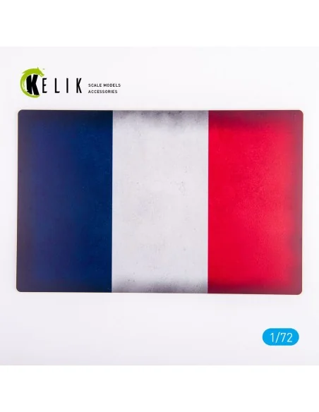France Flag - Base - Acrylic 3 mm (280 x 180 mm) (170 g), 1/72 - Ke...