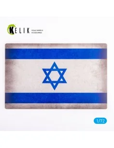 Israel Flag - Base - Acrylic 3 mm (280 x 180 mm) (170 g), 1/72 - Ke...