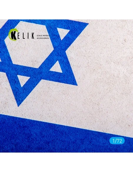 Israel Flag - Base - Acrylic 3 mm (280 x 180 mm) (170 g), 1/72 - Ke...