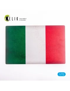 Italy Flag - Base - Acrylic 3 mm (280 x 180 mm) (170 g), 1/72 - Kel...