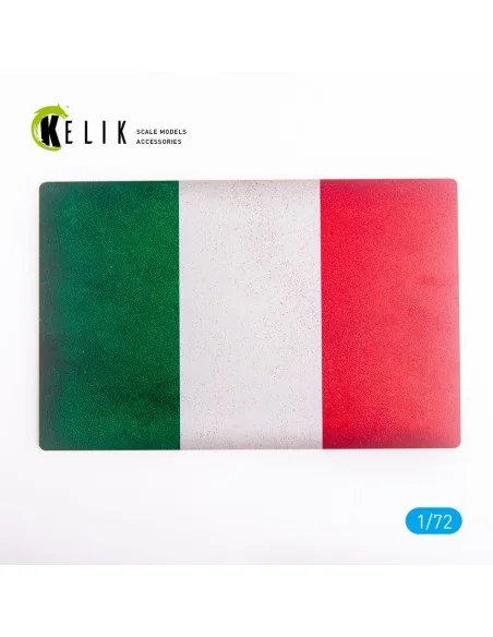 Italy Flag - Base - Acrylic 3 mm (280 x 180 mm) (170 g), 1/72 - Kel...