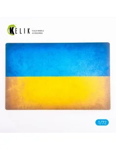 Ukraine Flag - Base - Acrylic 3 mm (280 x 180 mm) (170 g), 1/72 - K...
