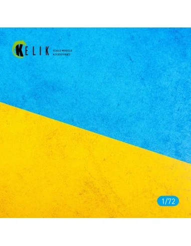 Ukraine Flag - Base - Acrylic 3 mm (280 x 180 mm) (170 g), 1/72 - K...