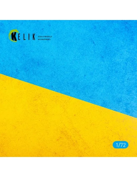 Ukraine Flag - Base - Acrylic 3 mm (280 x 180 mm) (170 g), 1/72 - K...