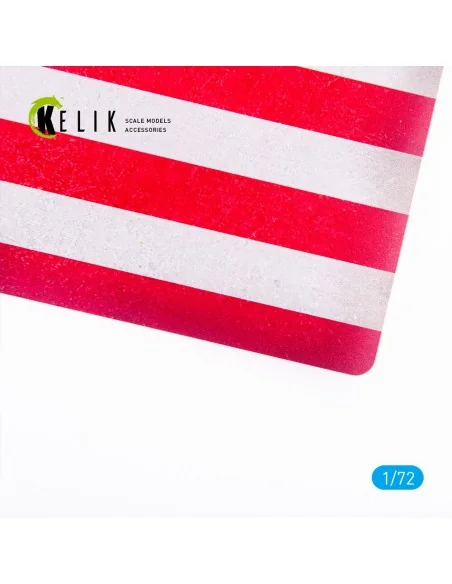 USA Flag - Base - Acrylic 3 mm (280 x 180 mm) (170 g), 1/72 - Kelik...