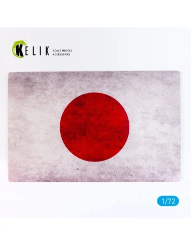 Japan Flag - Base - Acrylic 3 mm (280 x 180 mm) (170 g), 1/72 - Kel...