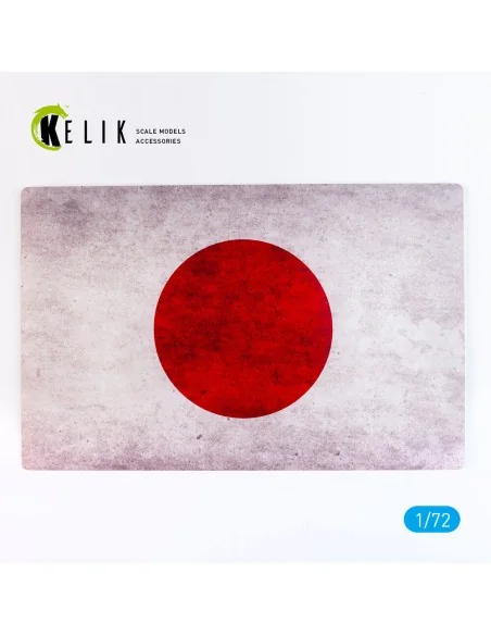 Japan Flag - Base - Acrylic 3 mm (280 x 180 mm) (170 g), 1/72 - Kel...