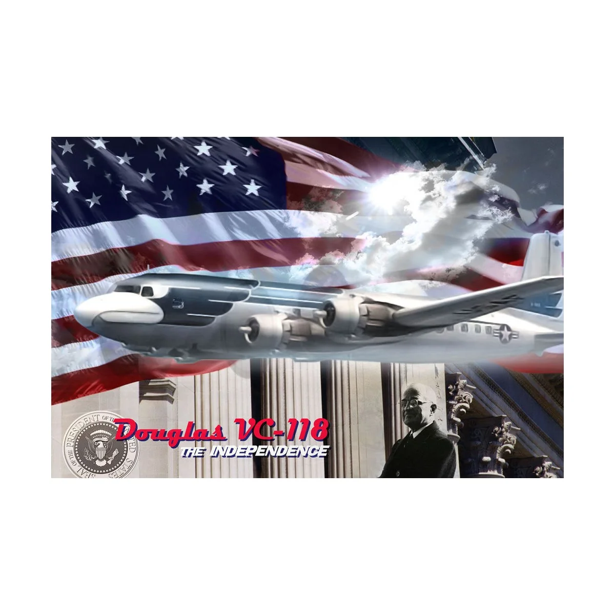 Douglas VC-118 The Independence, 1/144 - Roden 307 Douglas VC-118 The Independence, 1/144 - Roden 307