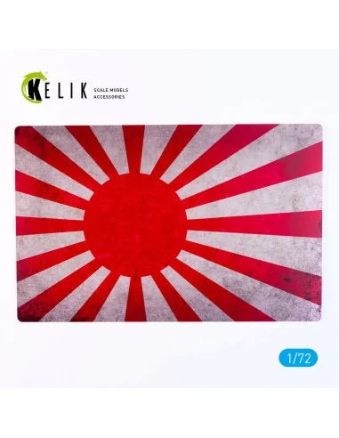 Japan Naval Flag - Base - Acrylic 3 mm (280 x 180 mm) (170 g), 1/72...