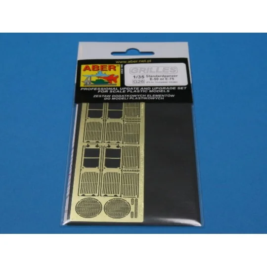 Grilles for E-75/50, 1/35 - Aber Models 35G26