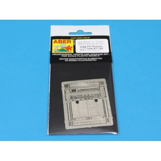 Grilles for BT-7 or BT-42, 1/35 - Aber Models 35G27 Grilles for BT-7 or BT-42, 1/35 - Aber Models 35G27