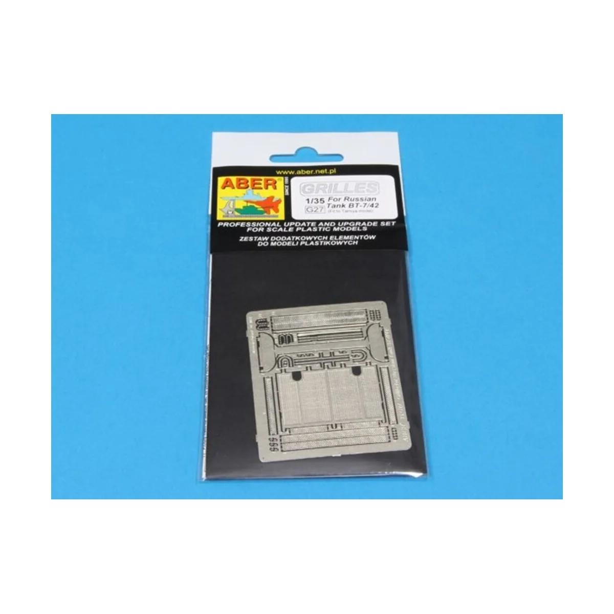 Grilles for BT-7 or BT-42, 1/35 - Aber Models 35G27 Grilles for BT-7 or BT-42, 1/35 - Aber Models 35G27