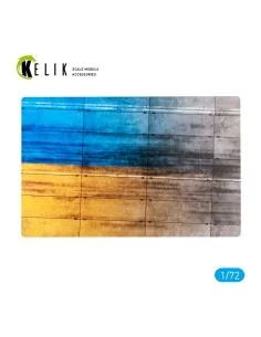 Concrete plates With Ukrainian flag - Acrylic 3 mm (280 x 180 mm) (...