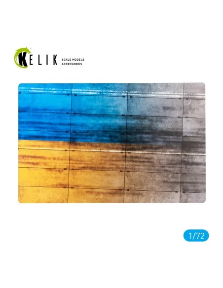 Concrete plates With Ukrainian flag - Acrylic 3 mm (280 x 180 mm) (...