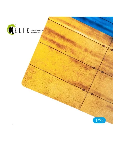 Concrete plates With Ukrainian flag - Acrylic 3 mm (280 x 180 mm) (...