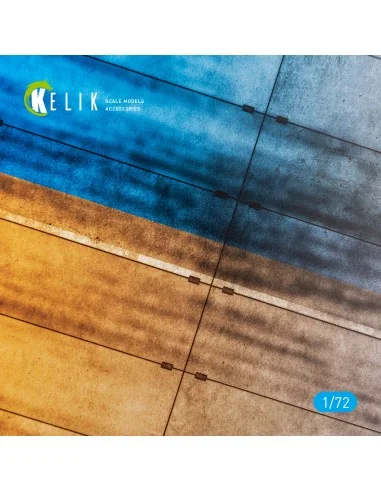 Concrete plates With Ukrainian flag - Acrylic 3 mm (280 x 180 mm) (...