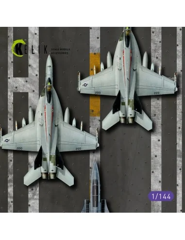 CV-63 Kitty Hawk - Acrylic 3 mm (180 x 357 mm) (210 g), 1/144 - Kel...