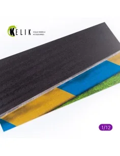 Asphalt road Moto race track type 1 Base - Acrylic 3 mm (180 x 357 ...