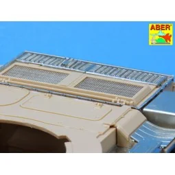 Grilles for Russian tank T-55 also Tiran 5, 1/35 - Aber Models 35G28